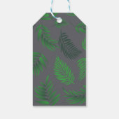 Tropisch lederen patroon 13 cadeaulabel (Achterkant)
