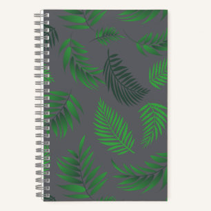 Tropisch lederen patroon 13 notitieboek