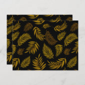 Tropisch lederen patroon 14 briefkaart (Voorkant / Achterkant)
