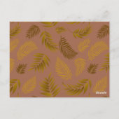 Tropisch lederen patroon 15 briefkaart (Achterkant)