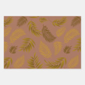 Tropisch lederen patroon 15 inpakpapier vel (Voorkant)