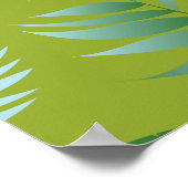 Tropisch lederen patroon 16 poster (Hoek)