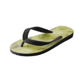 Tropisch lederen patroon 17 kinder teenslippers (Schuin)