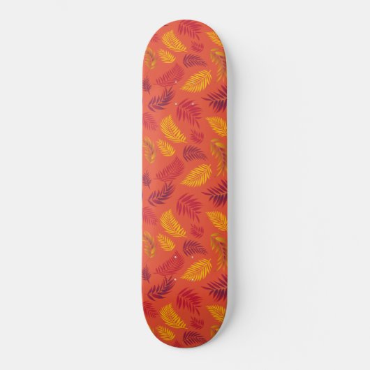 Tropisch lederen patroon 18 persoonlijk skateboard (Voorkant)