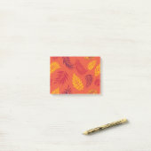 Tropisch lederen patroon 18 post-it® notes (Op bureau)