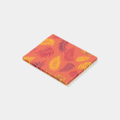Tropisch lederen patroon 18 post-it® notes (Schuin)