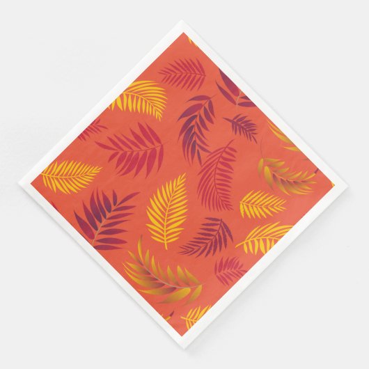 Tropisch lederen patroon 18 servet (Hoek)