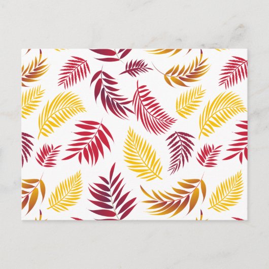 Tropisch lederen patroon 20 briefkaart (Voorkant)