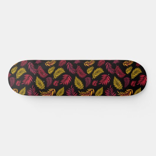 Tropisch lederen patroon 21 persoonlijk skateboard (Horizontaal)