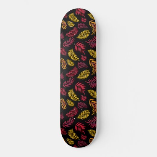 Tropisch lederen patroon 21 persoonlijk skateboard (Voorkant)