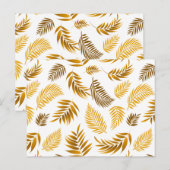 Tropisch lederen patroon 22 briefkaart (Voorkant / Achterkant)