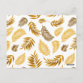 Tropisch lederen patroon 22 briefkaart (Achterkant)