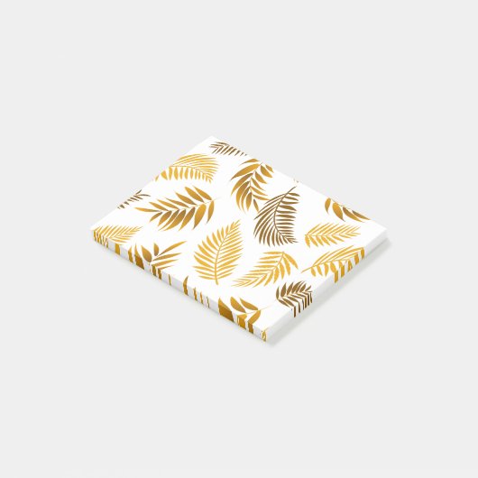 Tropisch lederen patroon 22 post-it® notes (Schuin)