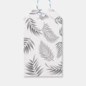 Tropisch lederen patroon 3 cadeaulabel (Voorkant)