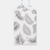 Tropisch lederen patroon 3 cadeaulabel (Achterkant)