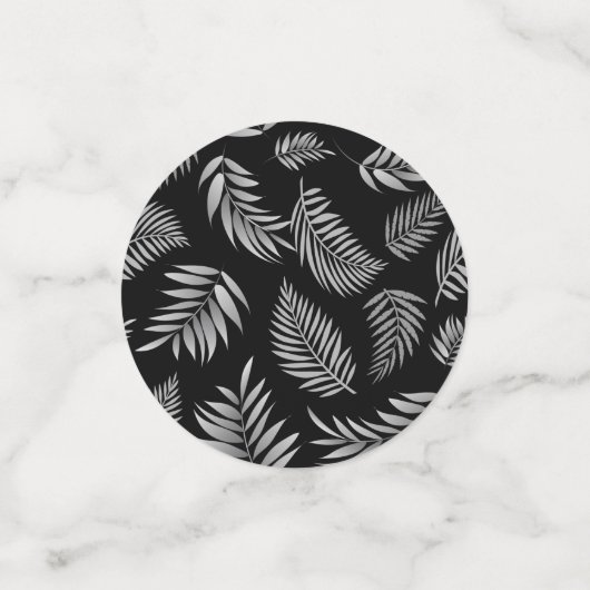 Tropisch lederen patroon 4 confetti (Kleine voorkant)