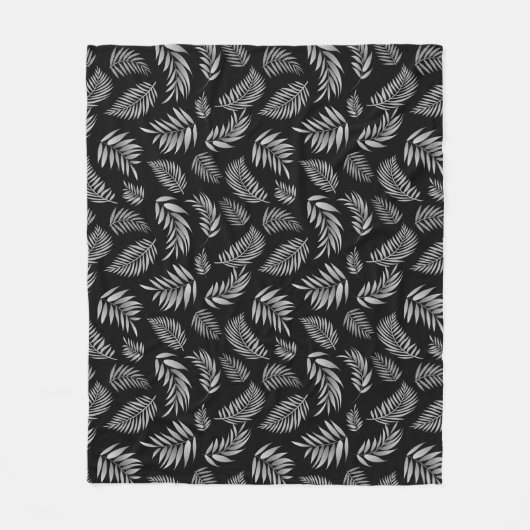 Tropisch lederen patroon 4 fleece deken (Voorkant)