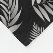 Tropisch lederen patroon 4 fleece deken (Hoek)