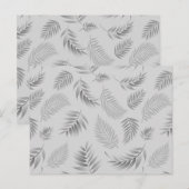 Tropisch lederen patroon 5 briefkaart (Voorkant / Achterkant)