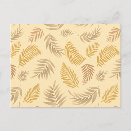Tropisch lederen patroon 6 briefkaart (Voorkant)