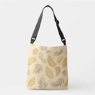 Tropisch lederen patroon 6 crossbody tas
