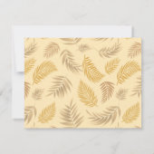 Tropisch lederen patroon 6 notitiekaartje (Achterkant)