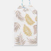 Tropisch lederen patroon 7 cadeaulabel (Voorkant)