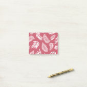 Tropisch lederen patroon 8 post-it® notes (Op bureau)