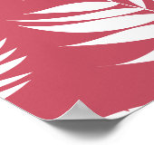 Tropisch lederen patroon 8 poster (Hoek)