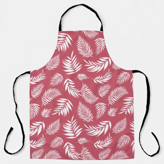 Tropisch lederen patroon 8 schort (Voorkant)