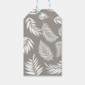 Tropisch lederen patroon 9 cadeaulabel (Voorkant)