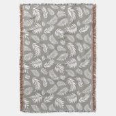 Tropisch lederen patroon 9 deken (Voorkant Verticaal)