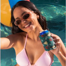 Tropisch lederen patroon