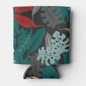 Tropisch lederen patroon blikjeskoeler (Voorkant)