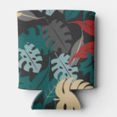 Tropisch lederen patroon blikjeskoeler (Achterkant)