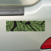 Tropisch lederen patroon bumpersticker (Op auto)