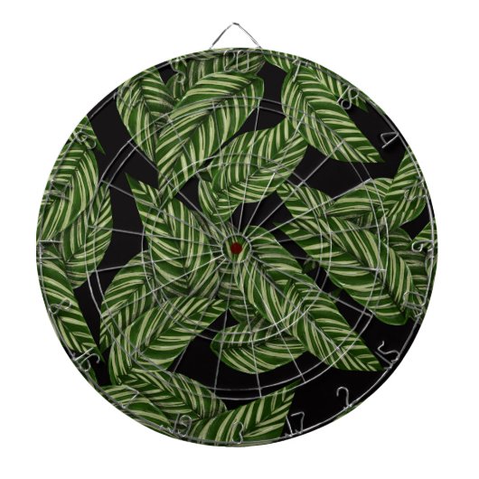 Tropisch lederen patroon dartbord (Voorkant)