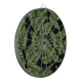 Tropisch lederen patroon dartbord (Voorkant Links)