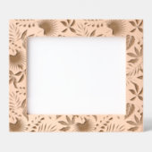 Tropisch lederen patroon gegraveerde lijstjes (Voorkant)