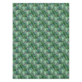 Tropisch lederen patroon - Groene vulling Tafelkleed (Voorkant)