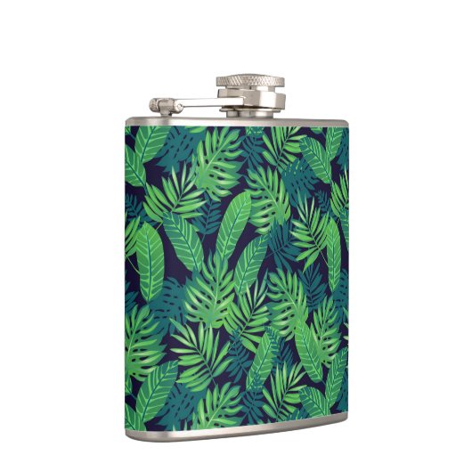 Tropisch lederen patroon heupfles (Rechts)