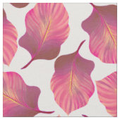 Tropisch lederen patroon in roze stof (Close Up)