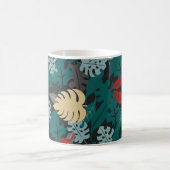 Tropisch lederen patroon koffiemok (Center)