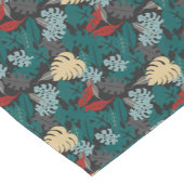 Tropisch lederen patroon korte tafelloper (Hoek)