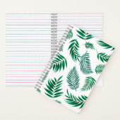 Tropisch lederen patroon notitieboek (Binnen)