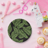 Tropisch lederen patroon papieren bordje (Feest)