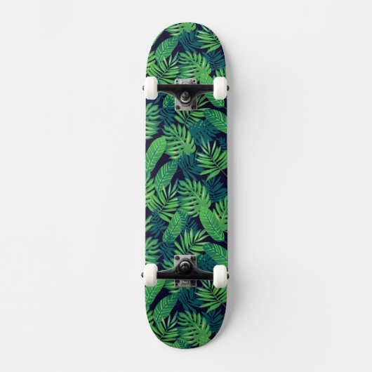 Tropisch lederen patroon persoonlijk skateboard (Voorkant)