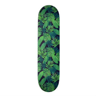 Tropisch lederen patroon persoonlijk skateboard