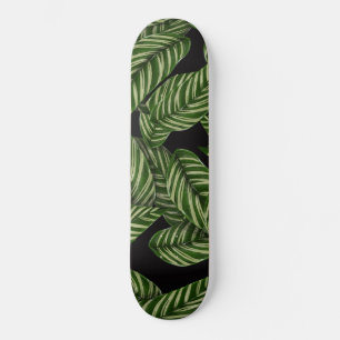 Tropisch lederen patroon persoonlijk skateboard