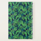 Tropisch lederen patroon planner (Achterkant)